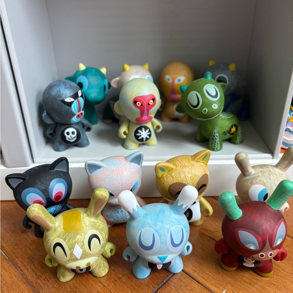 Kidrobot Ferals Amanda Visell Creature Collectible Set Complete Lot 2015